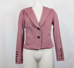 CAbi Jacket Pink Quartz Nipped-In Applaud Blazer Women's Size 8 3550